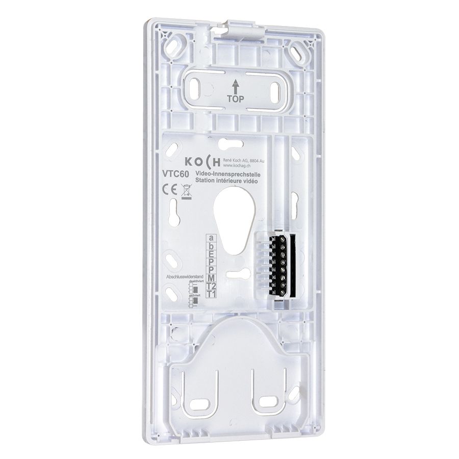Plaque de base apparente 2.0 pour VTC60 , y c. borne de câble