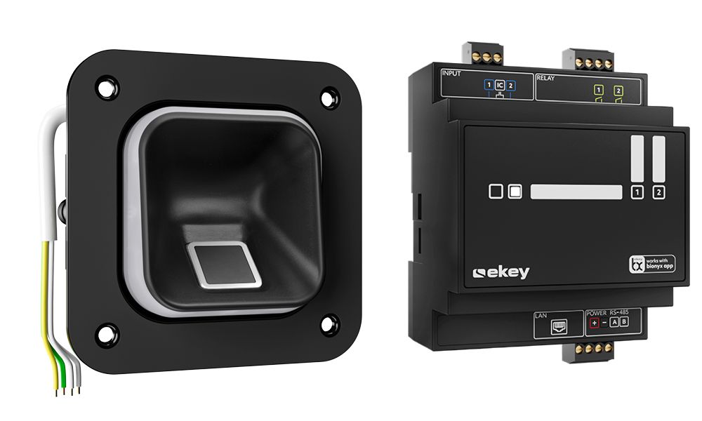 Set lecteur d'empreinte digitale ekey sLine sw