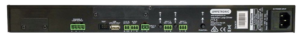 Amplificateur à boucle, 7A, 1-canal C7-1