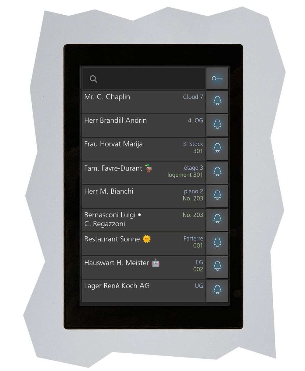 Module tactile MTGOS