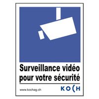 Etikette Videoüberwachung französisch