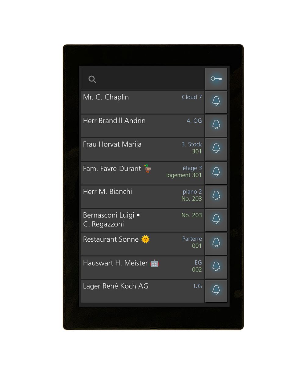Module tactile MTGOS