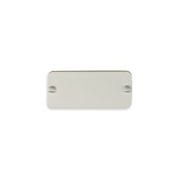 Namensschild NS7 45x19x1mm ws