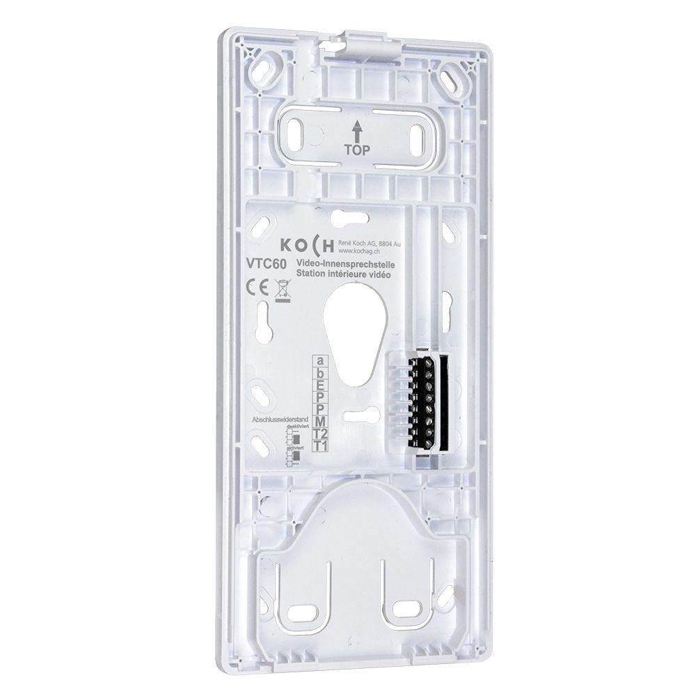 Plaque de base apparente 2.0 pour VTC60 , y c. borne de câble