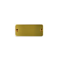 Namensschild NS3 45x19x0.65mm Messing