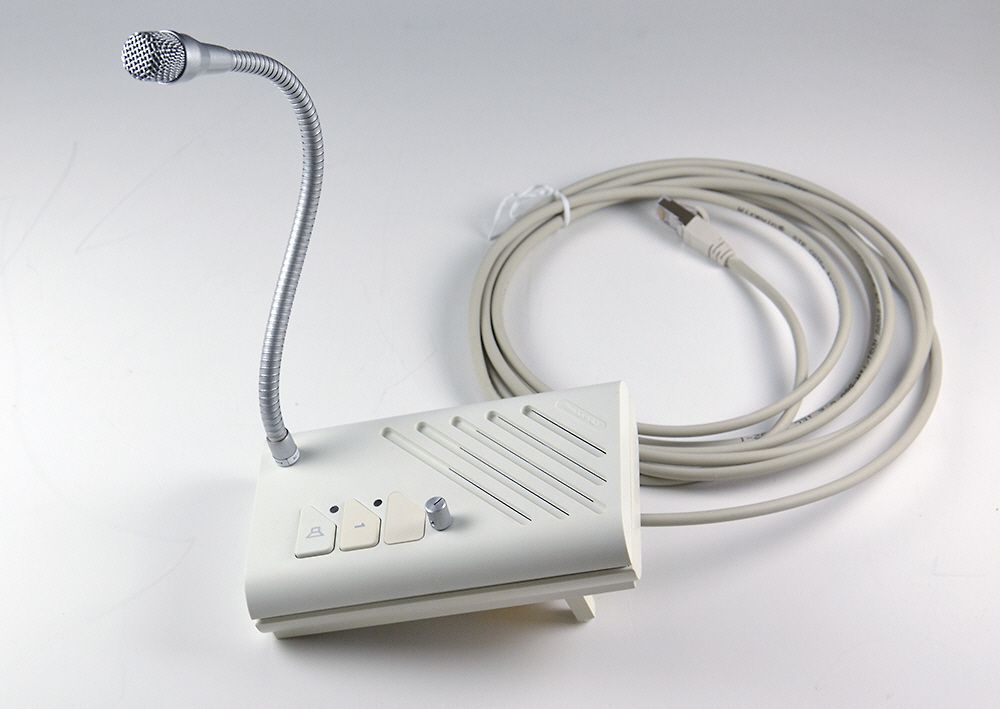 Station principale de table 9501-H/2.5m/RJ45/Réglable/Microphone flexible orientable
