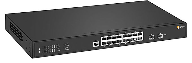Gigabit Switch Rack géré, 16-PoE Port NSMR-2016M0A