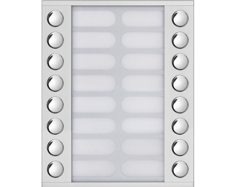 Plaque de sonnerie apparente PET16