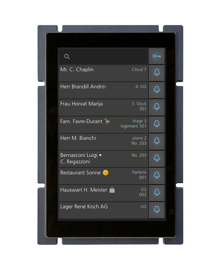 Module tactile MTGOS