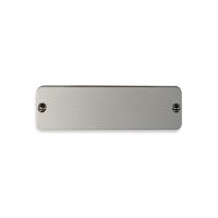 Namensschild NS14 65x19x1mm Alu